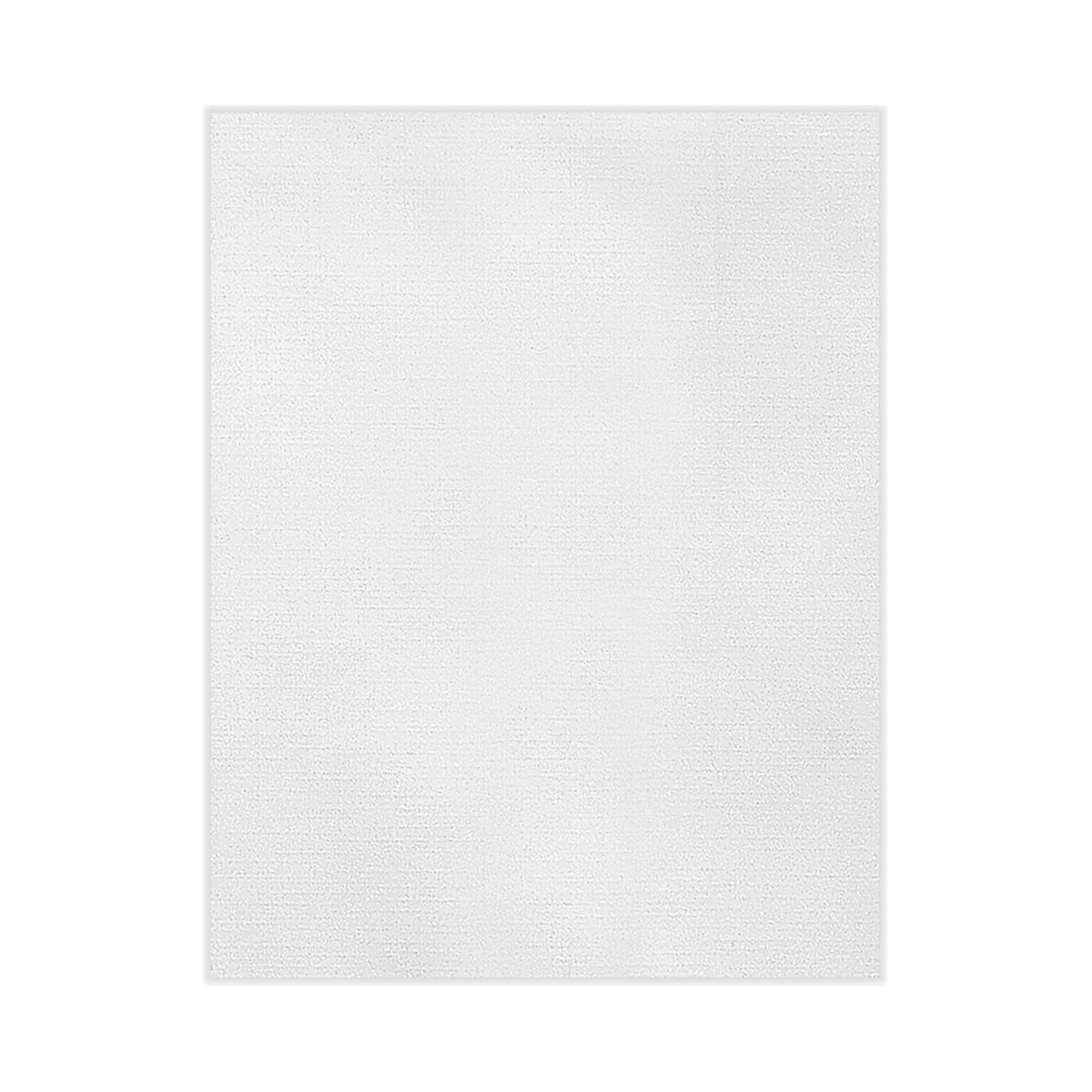 Lux Cardstock, 110 lb,  8.5 x 11, White Linen, 250/Pack
