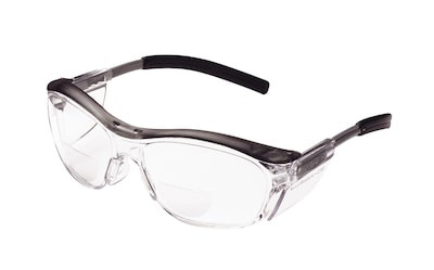 3M Occupational Health & Env Safety Glasses With Gray Plastic Frame, 2.5 Diopter