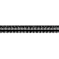 Barker Creek Happy Black Double-Sided Scalloped Edge Border, 39 feet of 2-1/4 Border/Pack