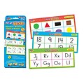 Trend Enterprises® Wipe-Off® Bingo Card; Alphabet, Numbers, Colors & Shapes, 3/Pack