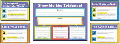 Carson-Dellosa Evidence-Based Reading and Writing Bulletin Board Set, 10 Pieces/Set