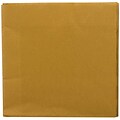 JAM Paper Beverage Napkin, 2-ply, Gold, 50 Napkins/Pack (356028327)