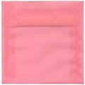 JAM Paper® 6 x 6 Square Translucent Vellum Invitation Envelopes, Blush Pink, Bulk 250/Box (1591931H)