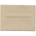 JAM Paper® A6 Passport Invitation Envelopes, 4.75 x 6.5, Sandstone Brown Recycled, Bulk 250/Box (71201H)