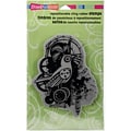 Stampendous Cling Rubber Stamps, Bird Gears