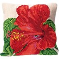 Thea Gouverneur Hibiscus Cushion Tapestry Kit