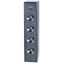 BIC America Venturi 5-Way 6.5 Slim-Design Tower Speaker, 200 W, Black