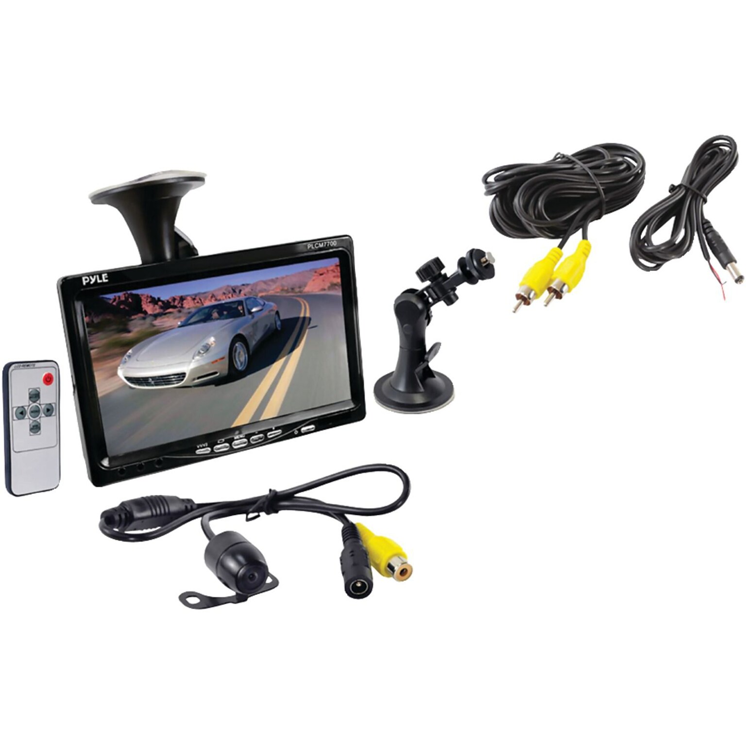 Pyle Rear View Backup Camera and Monitor System with 7 LCD Display (PLCM7700)