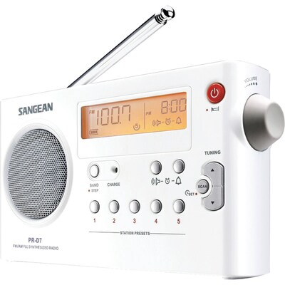 Sangean® PRD-7 FM/AM Compact Digital Tuning Portable Radio Receiver (SNGPRD7)