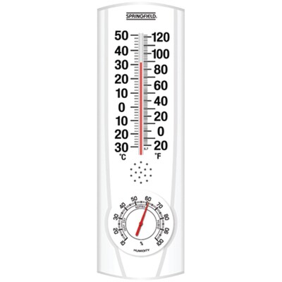 Springfield® Plainview Indoor/Outdoor Thermometer With Hygrometer