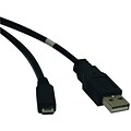 Tripp Lite U050 10 USB 2.0 Hi-Speed to Micro Male/Male Cable, Black