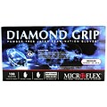 Micro flex Diamond Grip Latex Gloves, Medium, 100/Pack