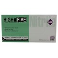 High Five Products Inc Nitrile Gloves; 4 mil, X-Large, White, 100/Pack