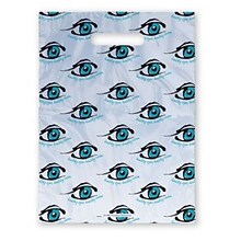 Medical Arts Press® Eye Care Scatter Print Bags, 9x13,  Healthy Eye Vision