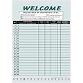 Medical Arts Press® Privacy Sign-In Sheet, HIPAA Compatible, Green