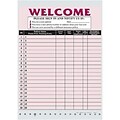 Medical Arts Press® Privacy Sign-In Sheet, HIPAA Compatible, Burgundy
