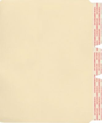 Medical Arts Press File Folder Dividers, Standard Side-Flap, 100/Box (31400)