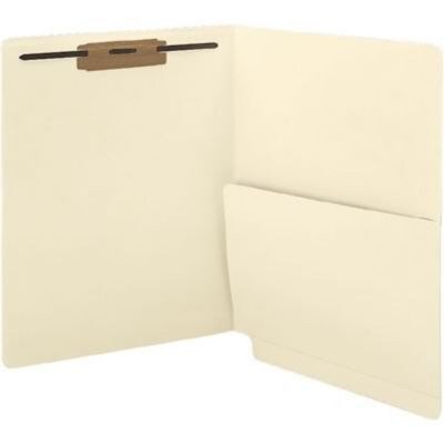 Medical Arts Press® Confidential End-Tab Folders, Single Pocket and One Fastener
