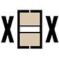 Medical Arts Press® Jeter® Compatible Alpha Sheet Style Labels, "X"