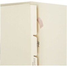Medical Arts Press® File Folder Dividers, Standard Side-Flap with 2 Fastener on Top, 100/Box (52411