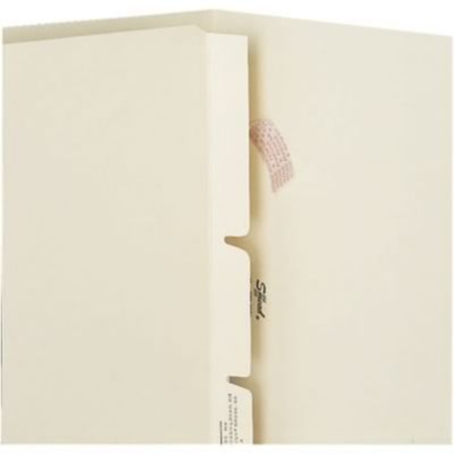 Medical Arts Press® File Folder Dividers, Standard Side-Flap with 2 Fastener on Top, 100/Box (52411)