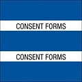 Medical Arts Press® Large Chart Divider Tabs; Consent Forms, Dk. Blue