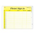 Medical Arts Press® Horizontal Rainbow Privacy Sign-In Sheets; Butter Cream