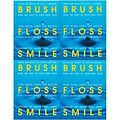 Medical Arts Press® Dental Laser Postcards, Brush, Floss, Smile