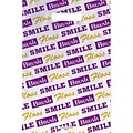 Medical Arts Press® Dental Scatter Print Bags; 9x13,  Brush/Floss/Smile