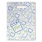 Medical Arts Press® Dental Scatter Print Bags, 7-1/2x10", Blue & Green Floss