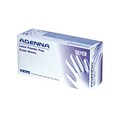 Adenna® Silver Latex Powder-Free Exam Gloves, White, Large, 100/Box