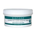 Biotone Controlled-Glide Massage Creme, Clean Scent, 14 oz Jar (CONTROLGLIDE14Z)