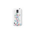 Centon OTM Quote Collection Case for Samsung Galaxy S5; White Glossy, Fruit Loop
