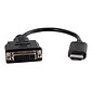 C2G® 8" HDMI To Single Link DVD-D Male/Female Adapter Converter Dongle; Black