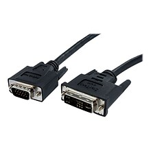 Black 10 DVI to VGA Display Monitor Cable