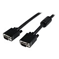 StarTech® 1 Coax High Resolution HD15 Male/Male VGA Monitor Cable; Black