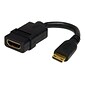 StarTech® 5" High Speed HDMI to Mini HDMI Female/Male Adapter Cable