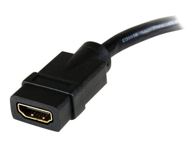 StarTech® 8" HDMI To DVI-D Female/Male Video Cable Adapter; Black