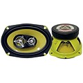 Pyle® Gear PLG69.3 360 W Pair Of Three-Way Speakers; Yellow