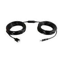 C2G® 25 USB Type A Male To Female Active Extension Cable; Black