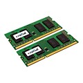 Micron® CT2KIT51264BF160B 8GB(2 x 4GB) DDR3 204-Pin SDRAM PC3-12800 SoDIMM Memory Module Kit