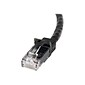 StarTech® 15' Cat 6 Snagless RJ-45 Male/Male Patch Cable; Black
