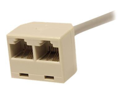 StarTech® 13" 2-to-1 RJ45 Female/Male Splitter Cable Adapter