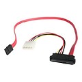 StarTech® 1.5 LP4 Power SAS To SATA Data Transfer Cable; Red