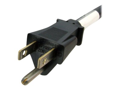 StarTech® 25' NEMA 5-15R to NEMA 5-15P Power Extension Cord; Black