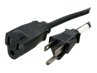 BLK 10 14 AWG Power Cord Extension