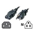 C2G 03130 6 NEMA 5-15P to IEC320C13 Male/Female Universal Power Cord, Black