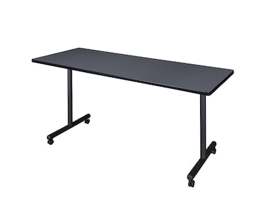 Regency 60 Laminate, Metal & Wood Training Table, Gray (MKTRCC6024GY)