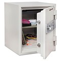 Fire King® Fireproof Electronic Safes; 2 Hour, 1.48 Cu. Ft., 21-3/4H x 18-1/5W x 18-1/3D, White