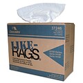 Cascade Like-Rags® Spunlace Towels, 1-Ply, Dry Wipes, White, 150/Roll, 900/Carton (37246)